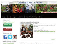 Tablet Screenshot of commongoodcityfarm.org